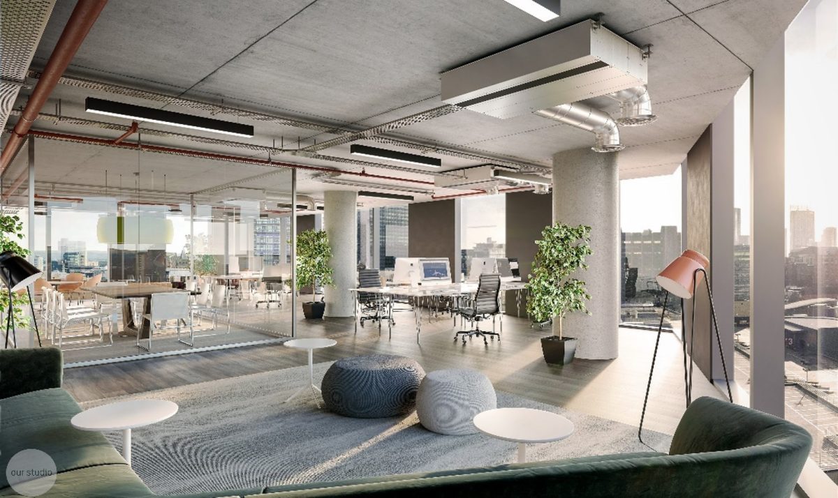 Indication of office layout