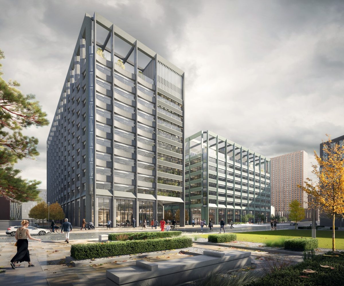 Both buildings designed by Jon Matthews Architects